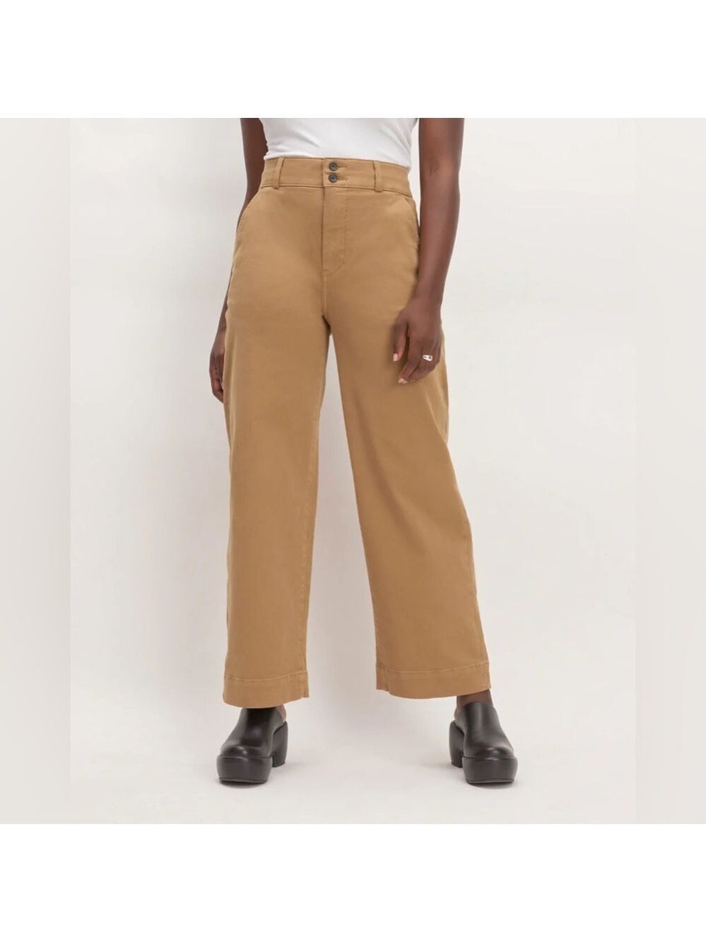 Everlane Women's The Organic Wide Leg Pant Size 2